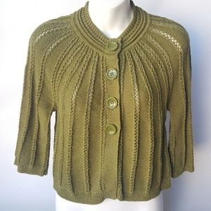 Charter Club Women's  Olive Cardigan Petite P/S